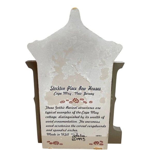 Shelia’s 1993 Stockton Place Row Houses Cape May NJ Gothic Revival Decor - Picture 6 of 7